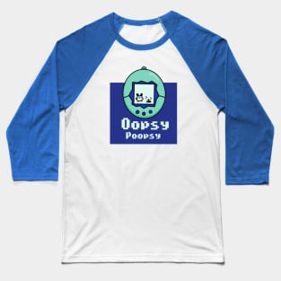 Oopsy Poopsy in Blue Baseball T-Shirt